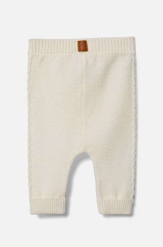 United Colors of Benetton leggins din amestec de lână pentru bebeluși tricotaj bej 1032AF005.W.Seasonal