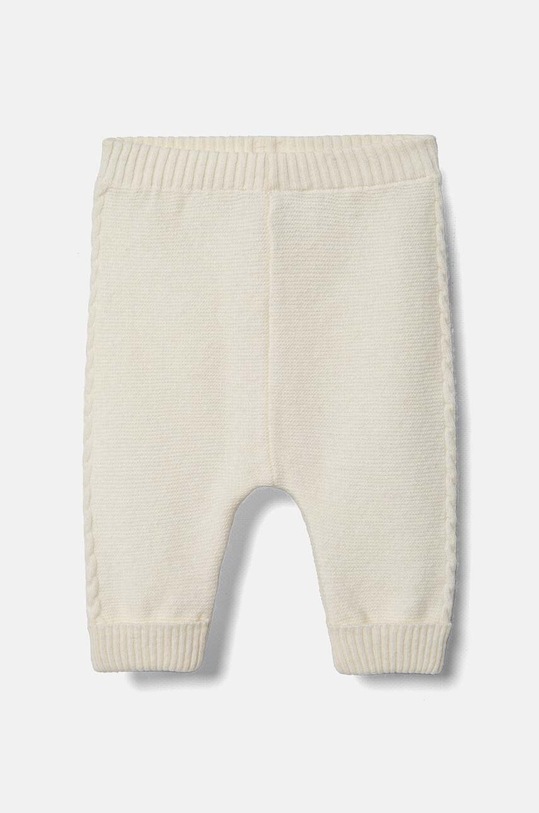 United Colors of Benetton leggins din amestec de lână pentru bebeluși 1032AF005.W.Seasonal bej AW24