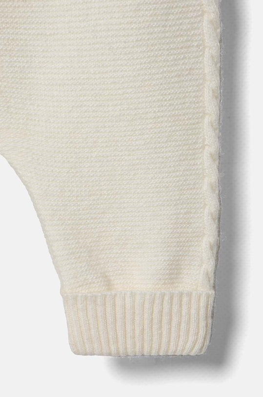 Băieți United Colors of Benetton leggins din amestec de lână pentru bebeluși 1032AF005.W.Seasonal bej