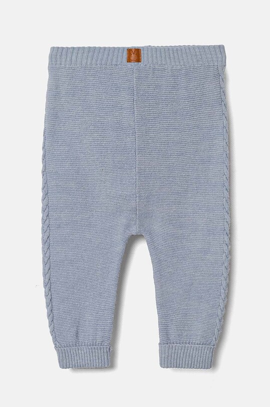 United Colors of Benetton leggins din amestec de lână pentru bebeluși tricotaj albastru 1032AF005.W.Seasonal