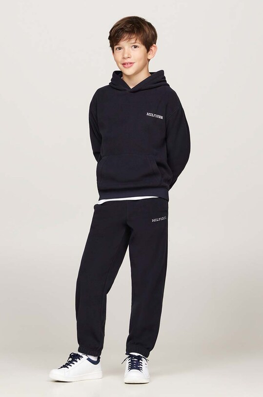 Дитячі спортивні штани Tommy Hilfiger U POLAR FLEECE трикотаж темно-синій KS0KS00583.9BYH.128.176