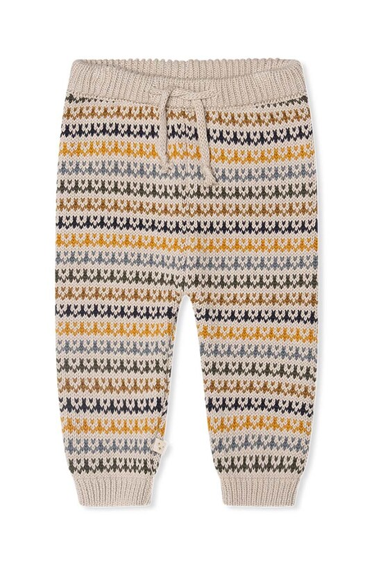 Детские хлопковые штаны That's mine Florens 128051 бежевый AW24