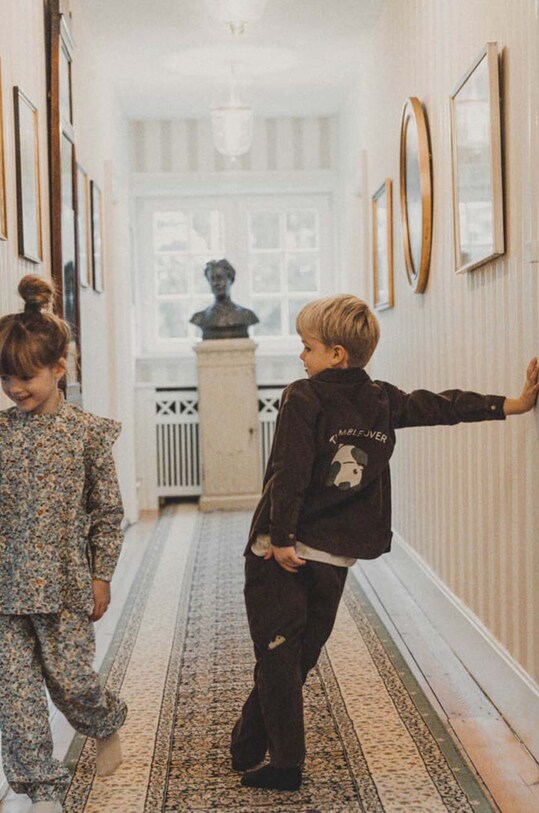 Детские хлопковые брюки That's mine Frederik 117451 коричневый