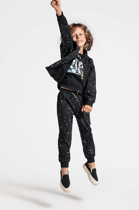 Coccodrillo spodnie dresowe bawełniane dziecięce ZC4120102WBK