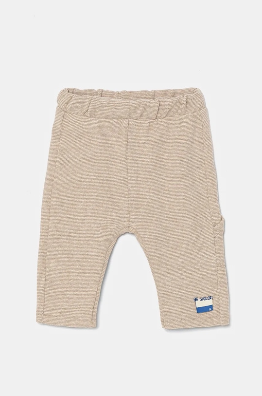 Kojenecké kalhoty United Colors of Benetton pletenina béžová 38KHAF01W.W.Seasonal