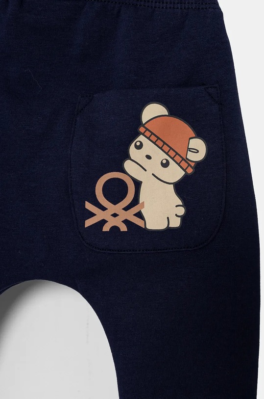 BIMBA United Colors of Benetton pantaloni tuta neonato/a 35Q2AF023.W.Seasonal blu navy