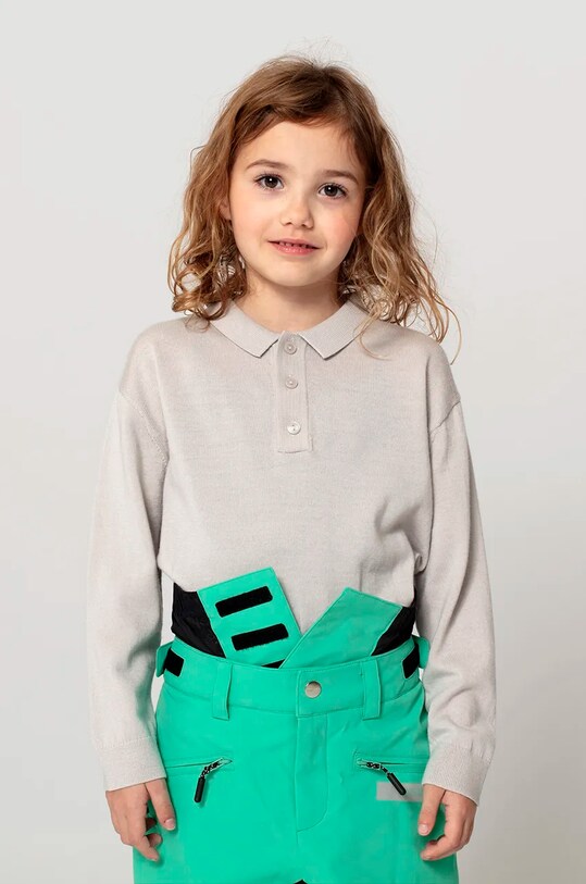 Gosoaky spodnie narciarskie dziecięce BIG BAD WOLF 242.9.1.708 turkusowy