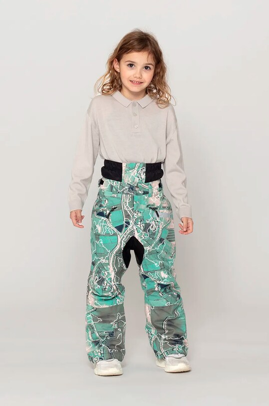 Gosoaky pantaloni de schi pentru copii BIG BAD WOLF uni verde 242.9.1.708.562