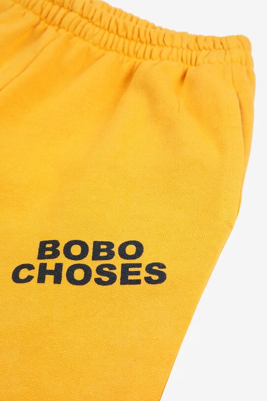 Дитячі спортивні штани Bobo Choses жовтий 324EC026