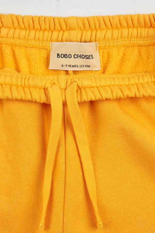 Bobo Choses pantaloni de trening pentru copii 324EC026 galben