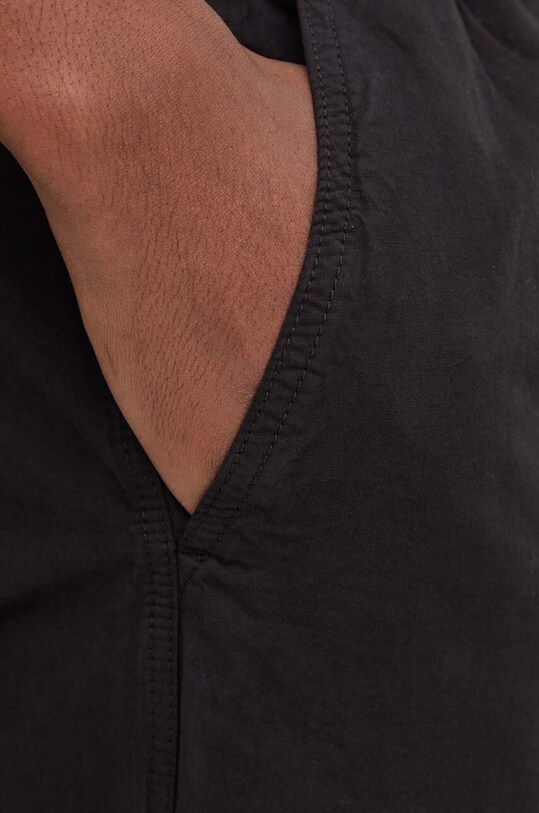 Samsoe Samsoe pantaloni din amestec de in SAJABARI negru M24200056
