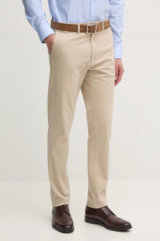 Штани Calvin Klein бежевий K10K113696