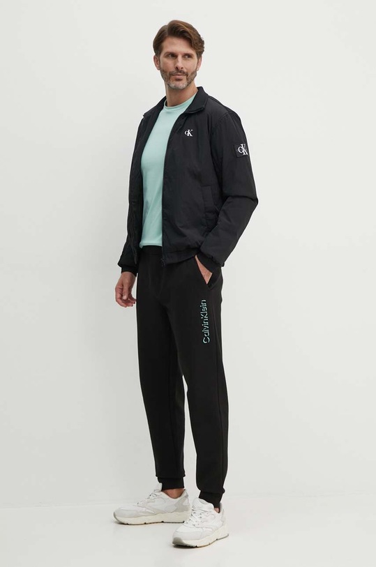 Tepláky Calvin Klein K10K113097 černá AW24