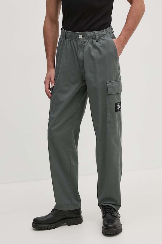 Calvin Klein Jeans spodnie z elastanem szary J30J326829