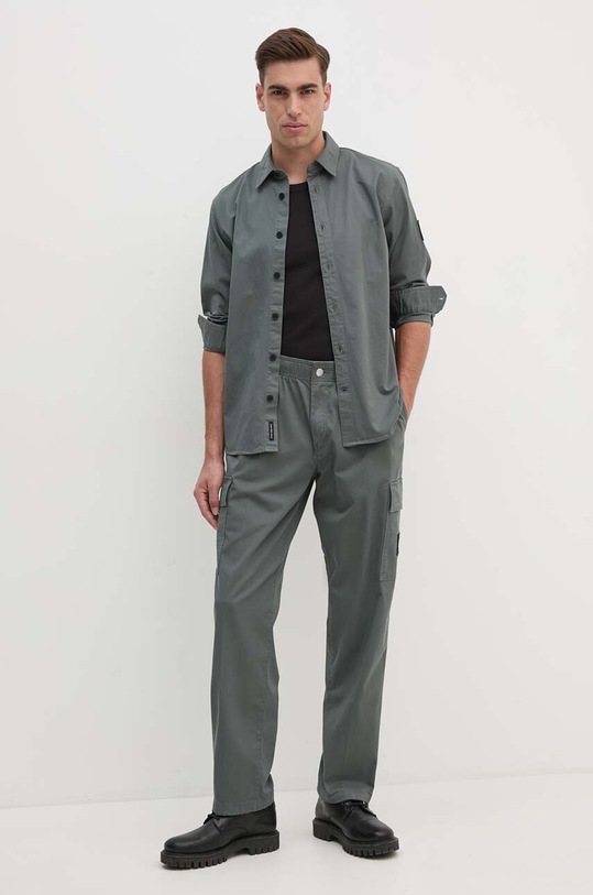 Calvin Klein Jeans spodnie J30J326829 szary AW24