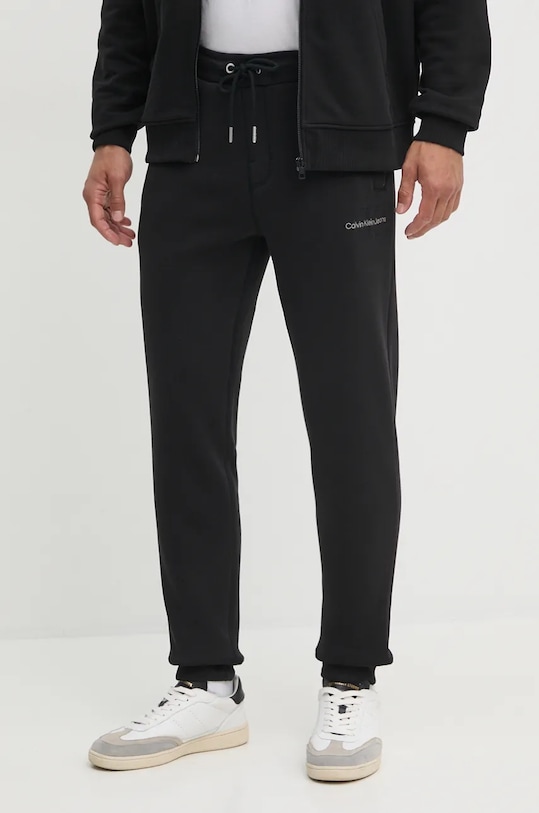 Calvin Klein Jeans pantaloni della tuta maglia nero J30J325658