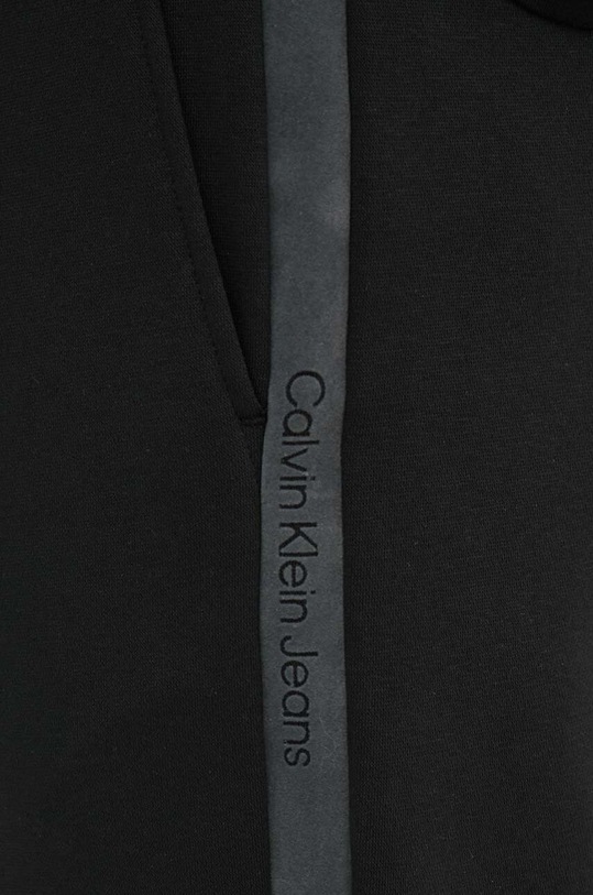 Παντελόνι φόρμας Calvin Klein Jeans μαύρο J30J325659