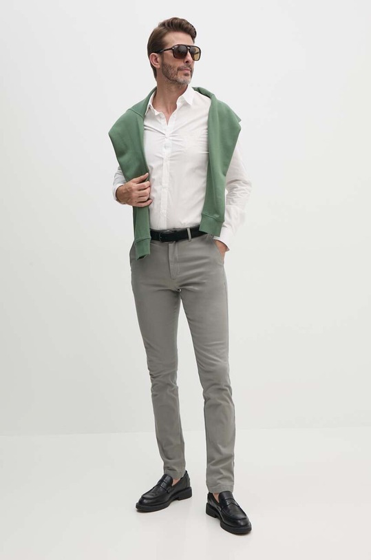 Tommy Hilfiger spodnie MW0MW23485 szary AW24