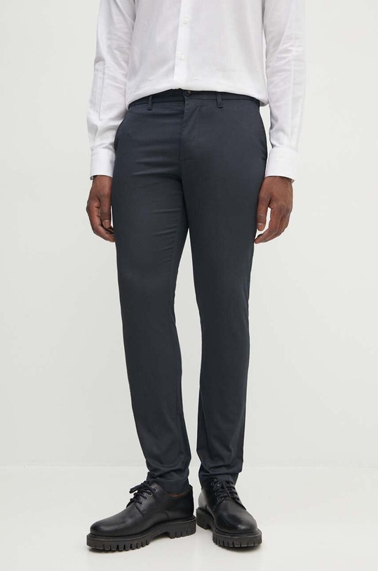 Kalhoty Tommy Hilfiger látka námořnická modř MW0MW35638