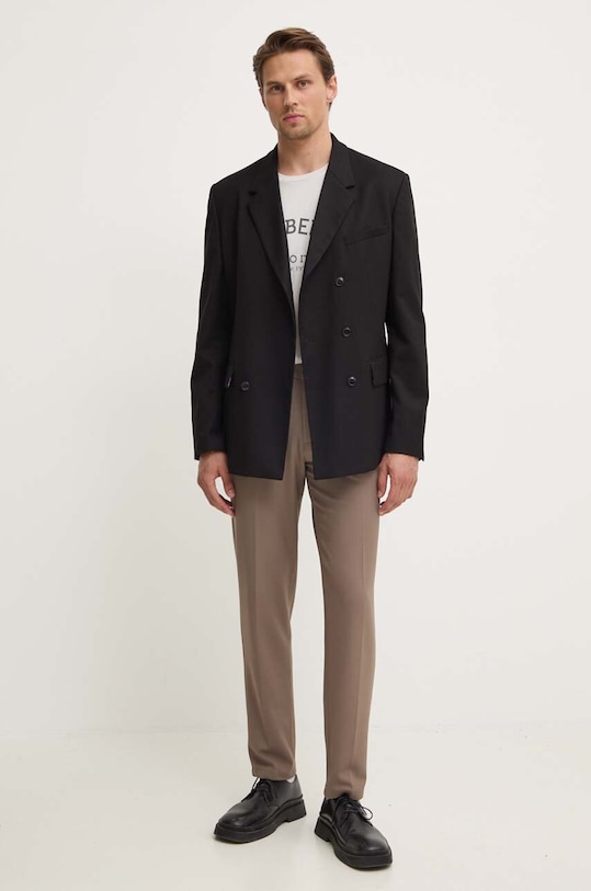 Les Deux spodnie LDM501072 brązowy AW24