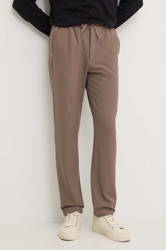 Les Deux pantaloni chinos maro LDM501101