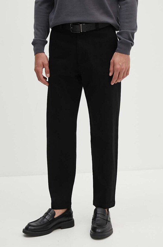 BOSS pantaloni potrivit negru 50519117