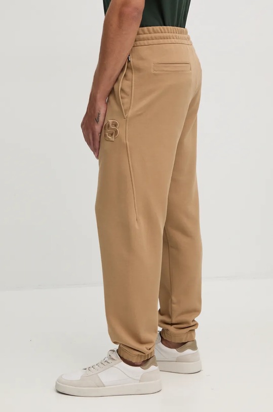 Îmbrăcăminte BOSS pantaloni de trening din bumbac 50518728 bej