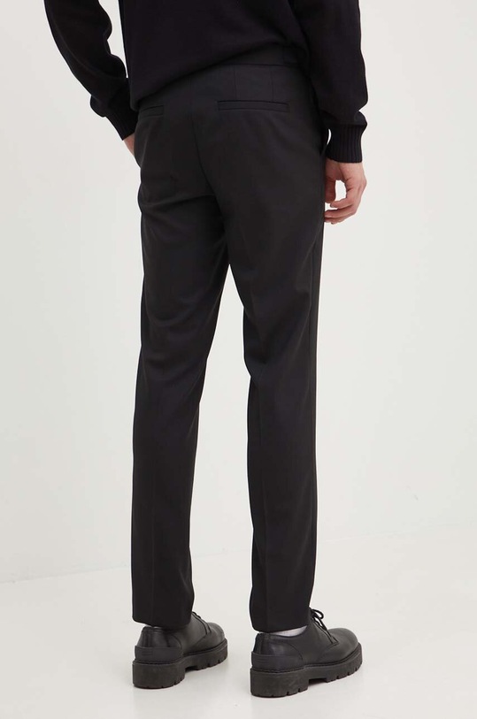 Ρούχα Παντελόνι από μείγμα μαλλιού HUGO 50519673 μαύρο