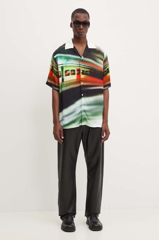 MSGM spodnie 3740MP15L.247622 czarny AW24