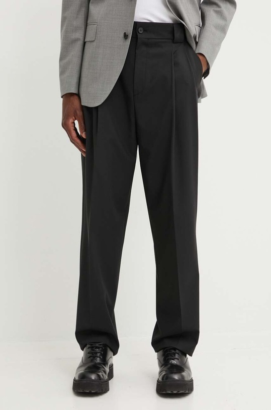 HUGO pantaloni drept negru 50519672