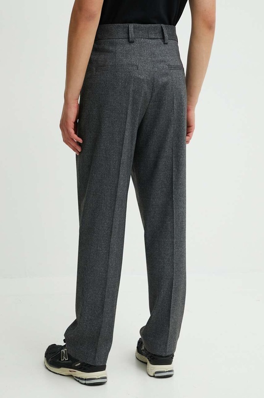 Odjeća Hlače s primjesom vune HUGO 50520686 siva