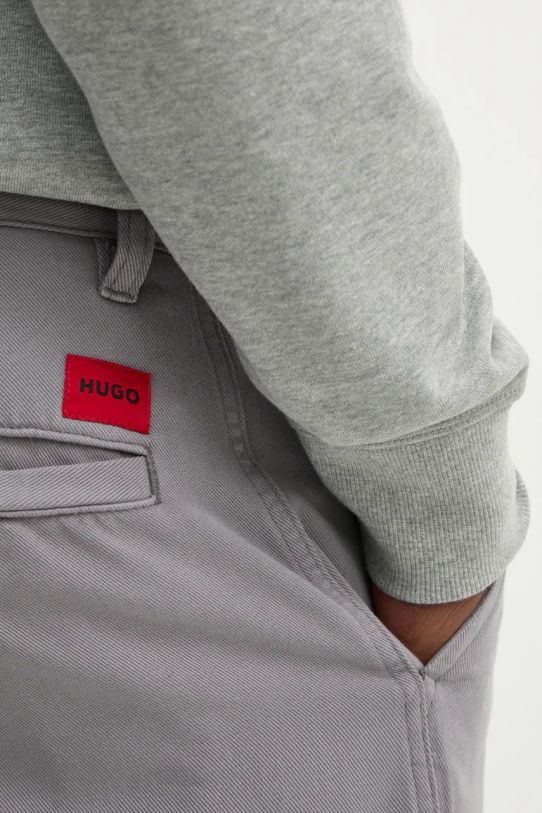 HUGO pantaloni de bumbac 50525176 gri