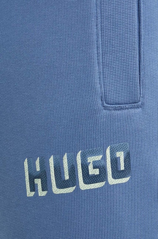 HUGO pantaloni de trening din bumbac albastru 50516657