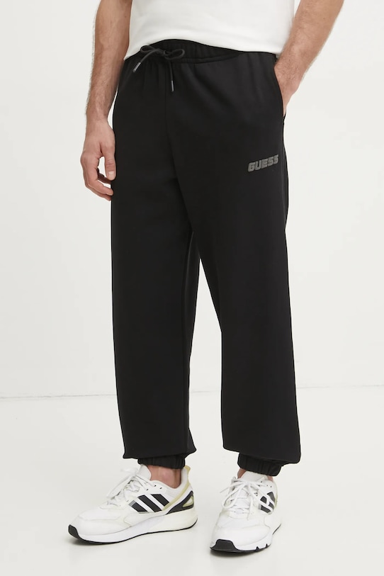 Guess pantaloni de trening EMIS negru Z4YB00.KAIJ1