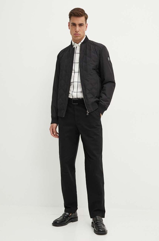 Хлопковые брюки Armani Exchange 6DZPL6.ZN5WZ чёрный AW24