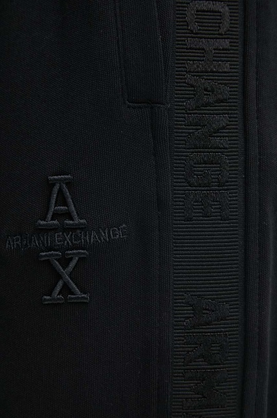 Bavlnené tepláky Armani Exchange čierna 6DZPLC.ZJNNZ