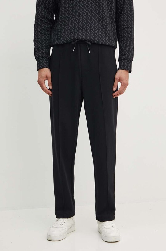 Bavlnené tepláky Armani Exchange bavlna čierna 6DZPLJ.ZJ4XZ