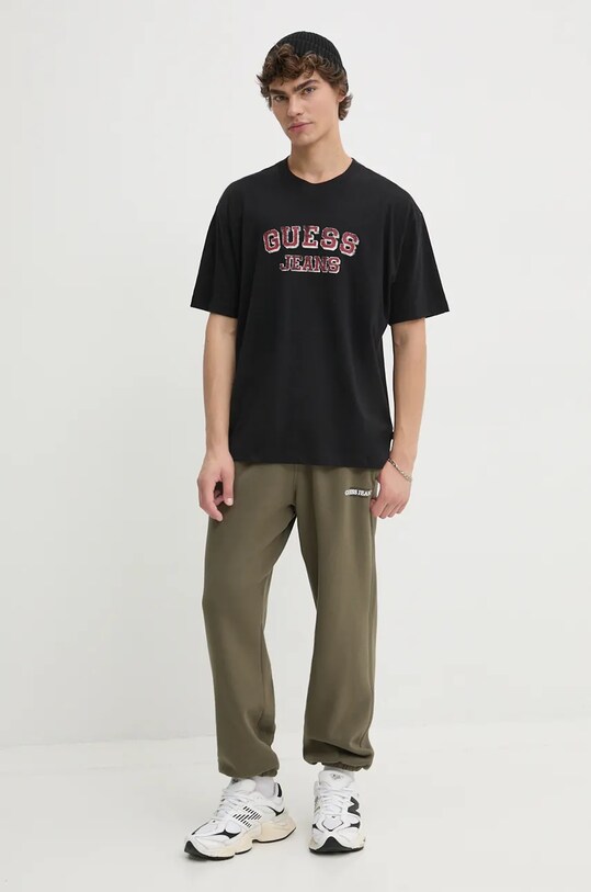 Спортивні штани Guess Jeans M4YB18.K9V31 зелений AW24