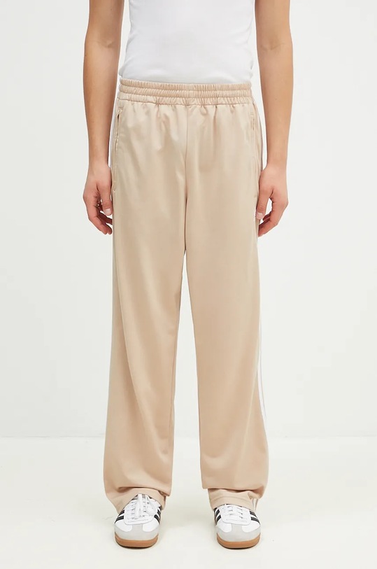 adidas Originals spodnie dresowe Adicolor Classics Firebird dzianina beżowy IY9894