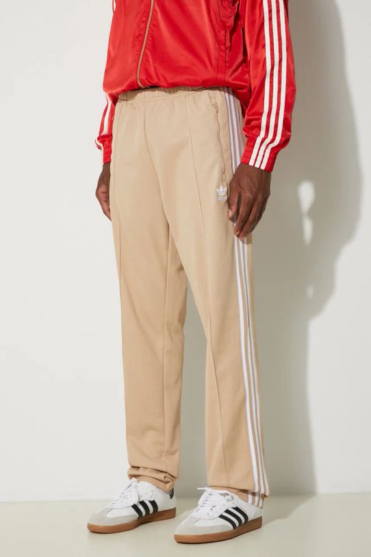 Παντελόνι φόρμας adidas Originals Adicolor Classics Beckenbauer Pant μπεζ IZ1857