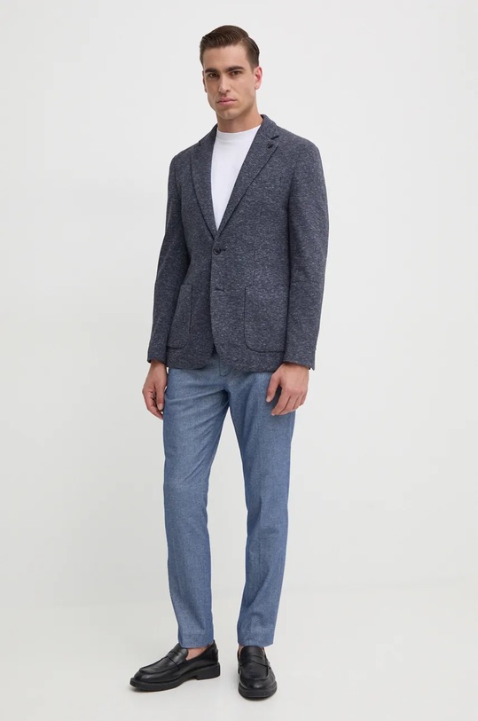 Liu Jo spodnie QF4232.T2642 niebieski AW24