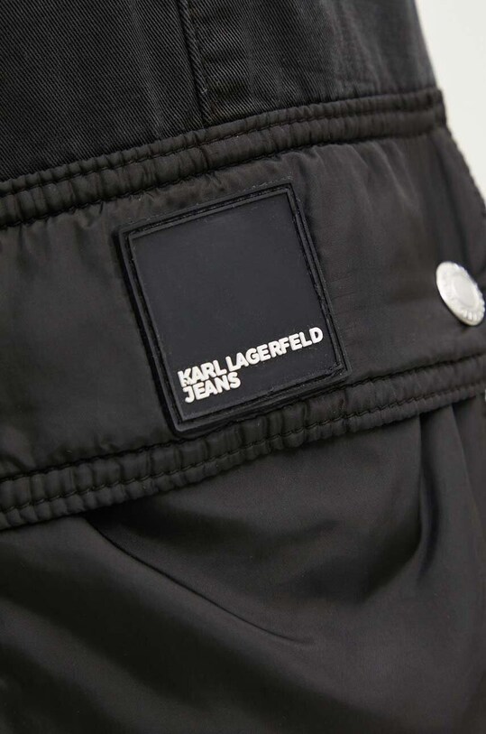 Hlače Karl Lagerfeld Jeans crna 245D1002