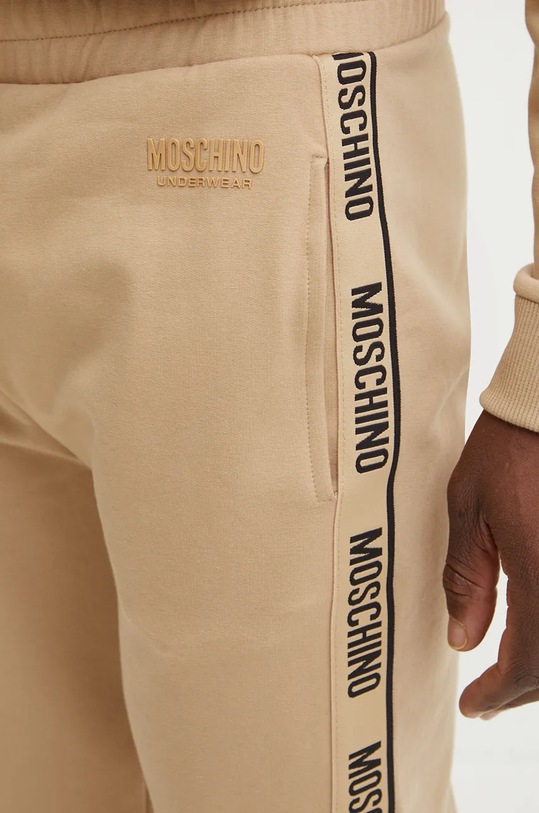 Kalhoty Moschino Underwear béžová 6891.4424