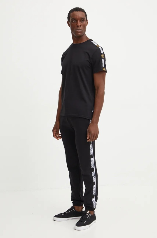 Homewear hlače Moschino Underwear 6891.4424 crna AW24