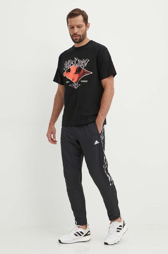 Παντελόνι adidas Pride IV7375 μαύρο AW24