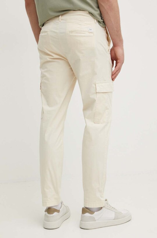 Îmbrăcăminte Pepe Jeans pantaloni SLIM CARGO POPLIN PM211770 bej
