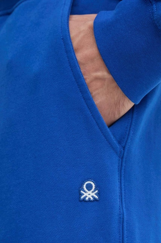 Pamučni donji dio trenirke United Colors of Benetton plava 342ZUF01B