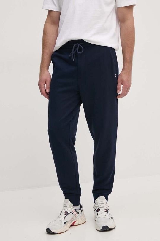 Βαμβακερό παντελόνι United Colors of Benetton βαμβάκι σκούρο μπλε 342ZUF01B