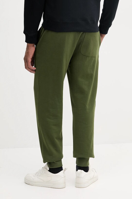 Дрехи Памучен спортен панталон United Colors of Benetton 342ZUF01B зелен