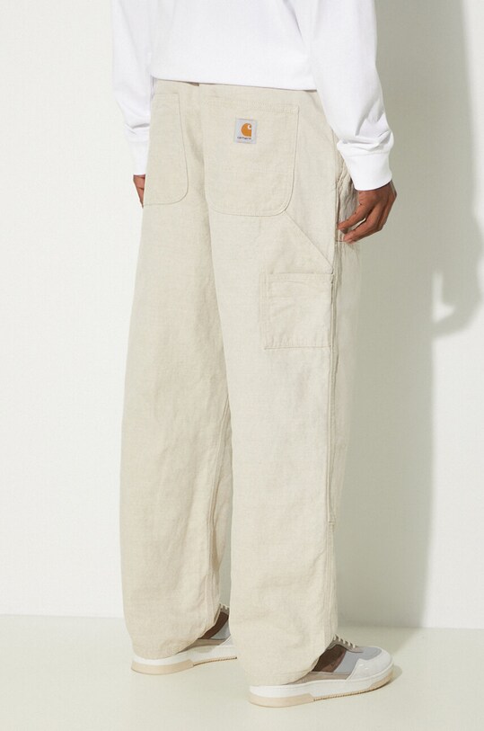 Oblečenie Nohavice s prímesou vlny Carhartt WIP Walter Double Knee Pant I033580.502 béžová